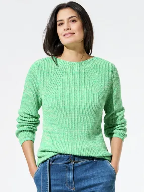 Baumwoll-Pullover Farbenspiel für Damen