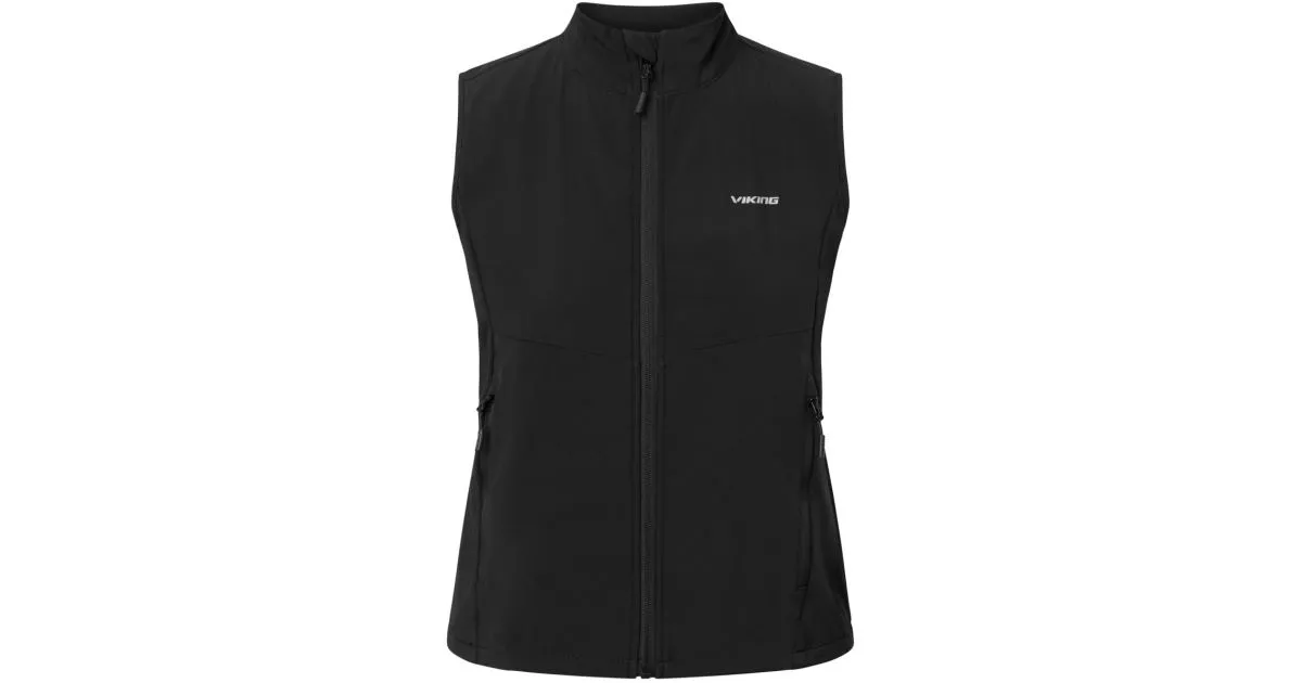 Damen Outdoorweste Viking Acadia schwarz M