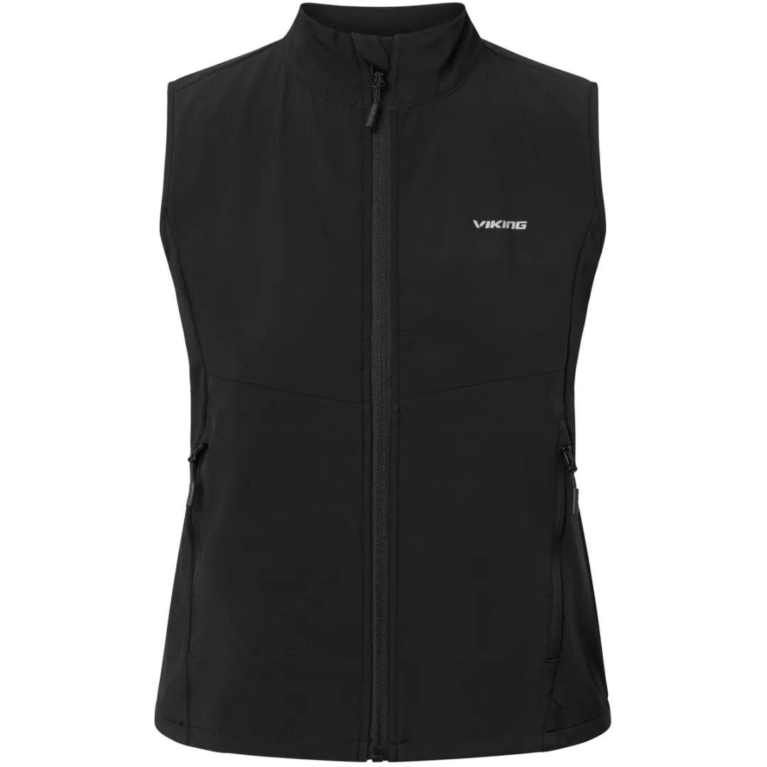 Damen Outdoorweste Viking Acadia schwarz M