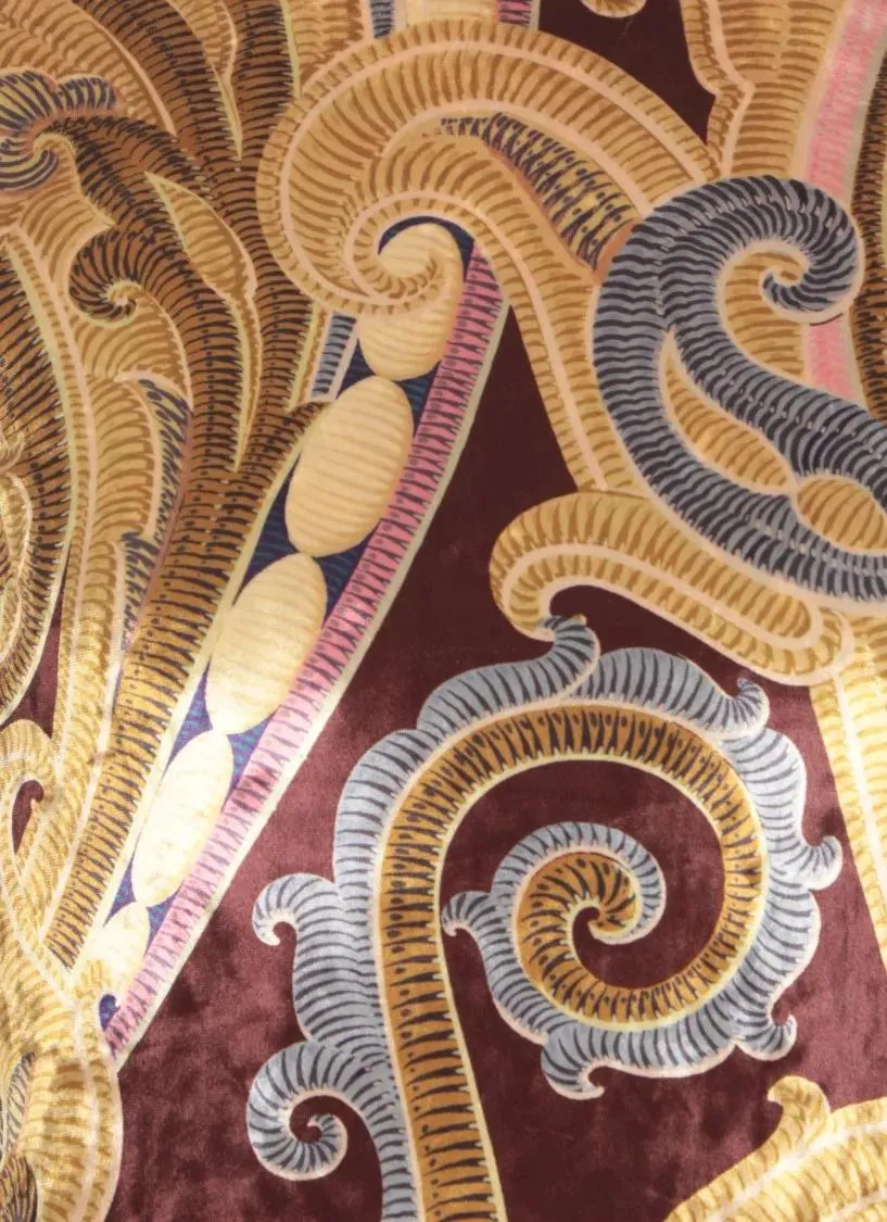   Etro  Chenille Sweater With Print Brown  Pullover 