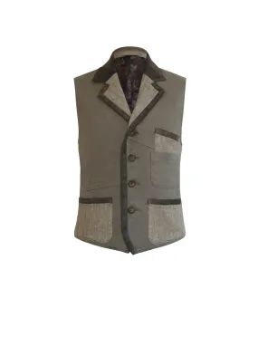 Fabric Vest Men “Bodie”, hunting green