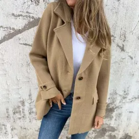 Heidi-Mode | Taillierte Jacke mit Knöpfen für Frauen