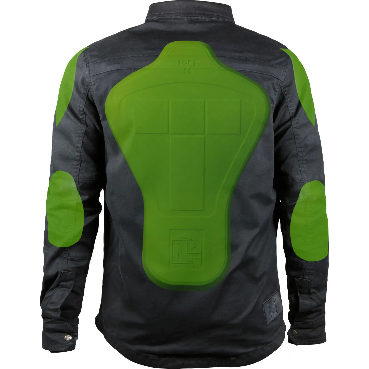 John Doe Motoshirt Hemd Grau