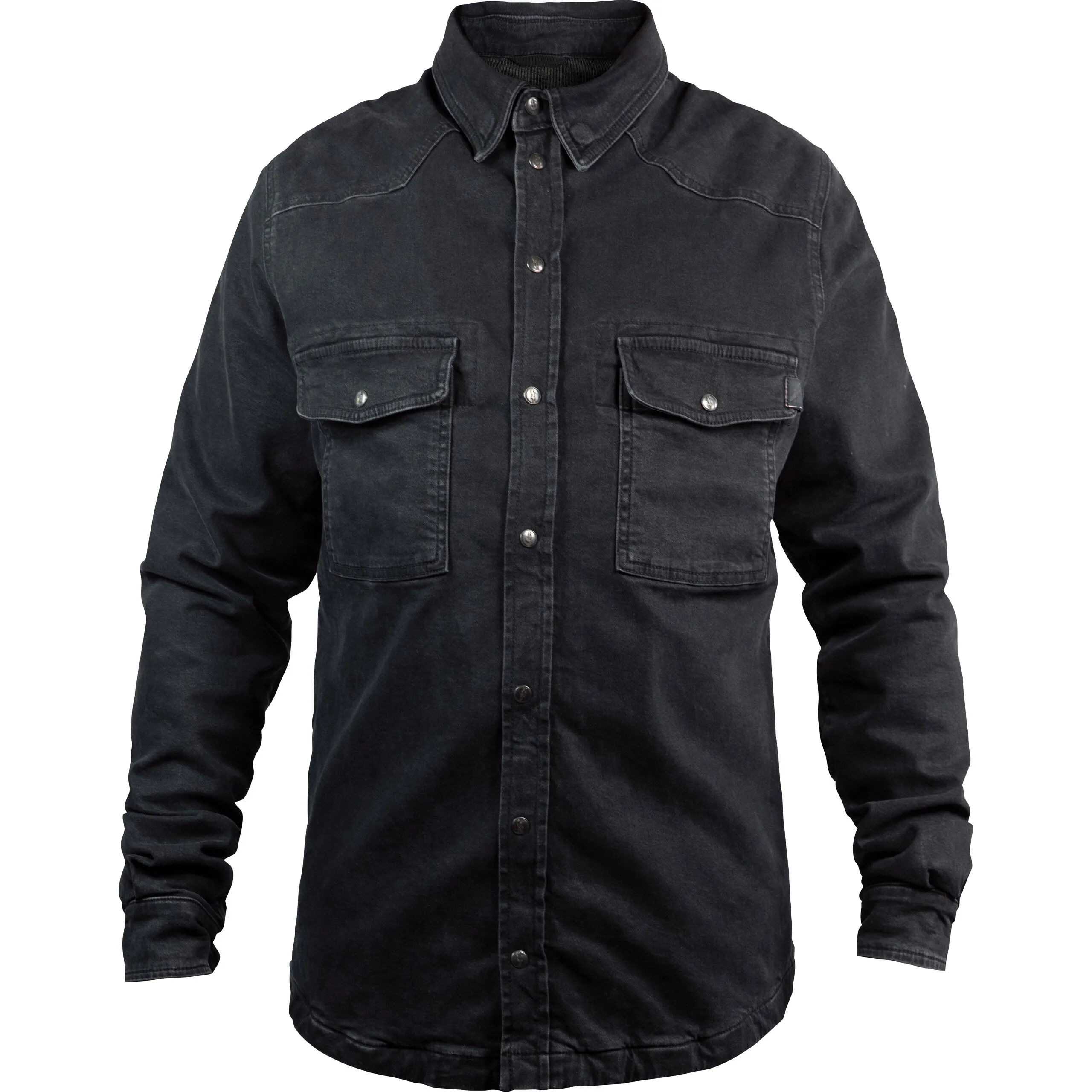 John Doe Motoshirt Hemd Schwarz