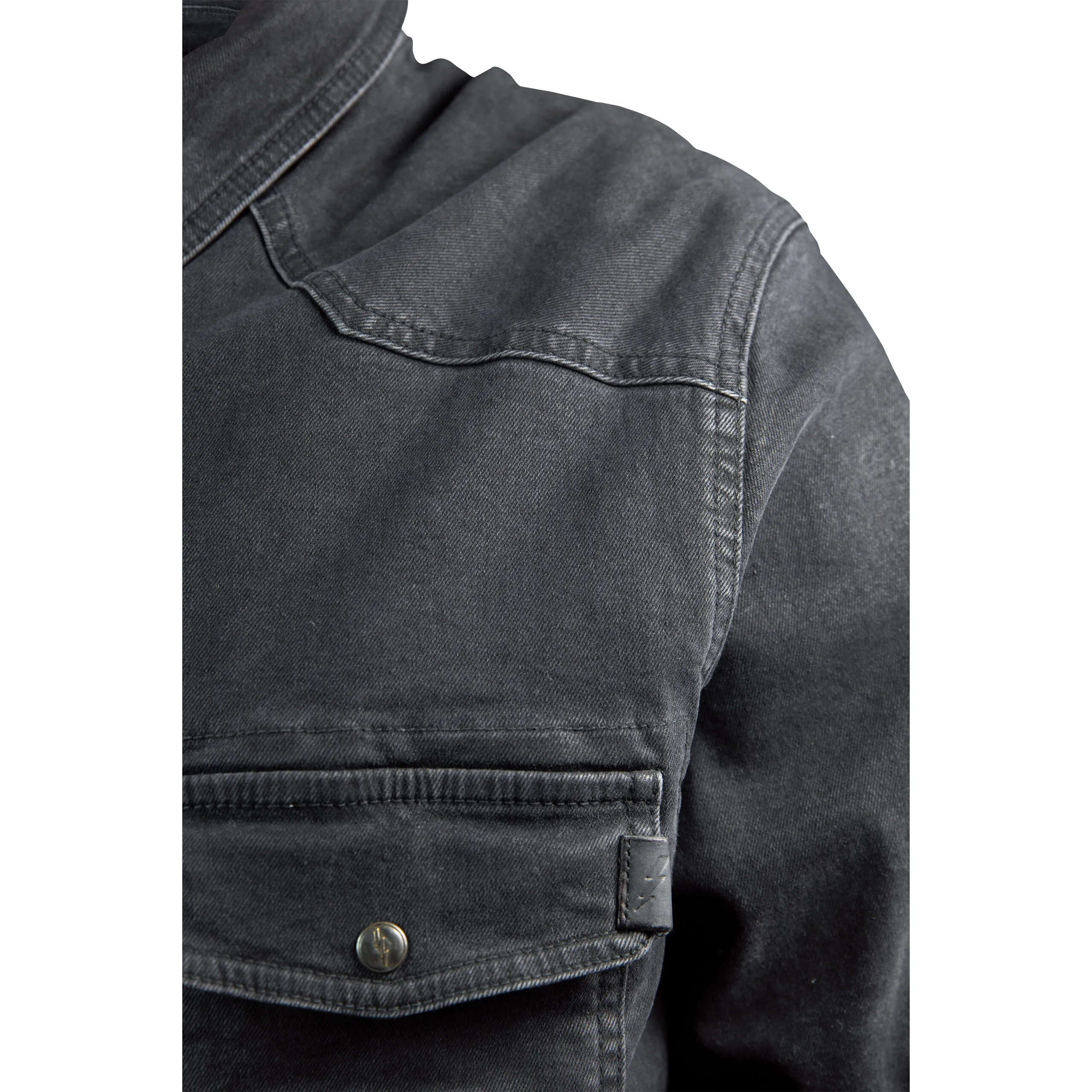 John Doe Motoshirt Hemd Schwarz
