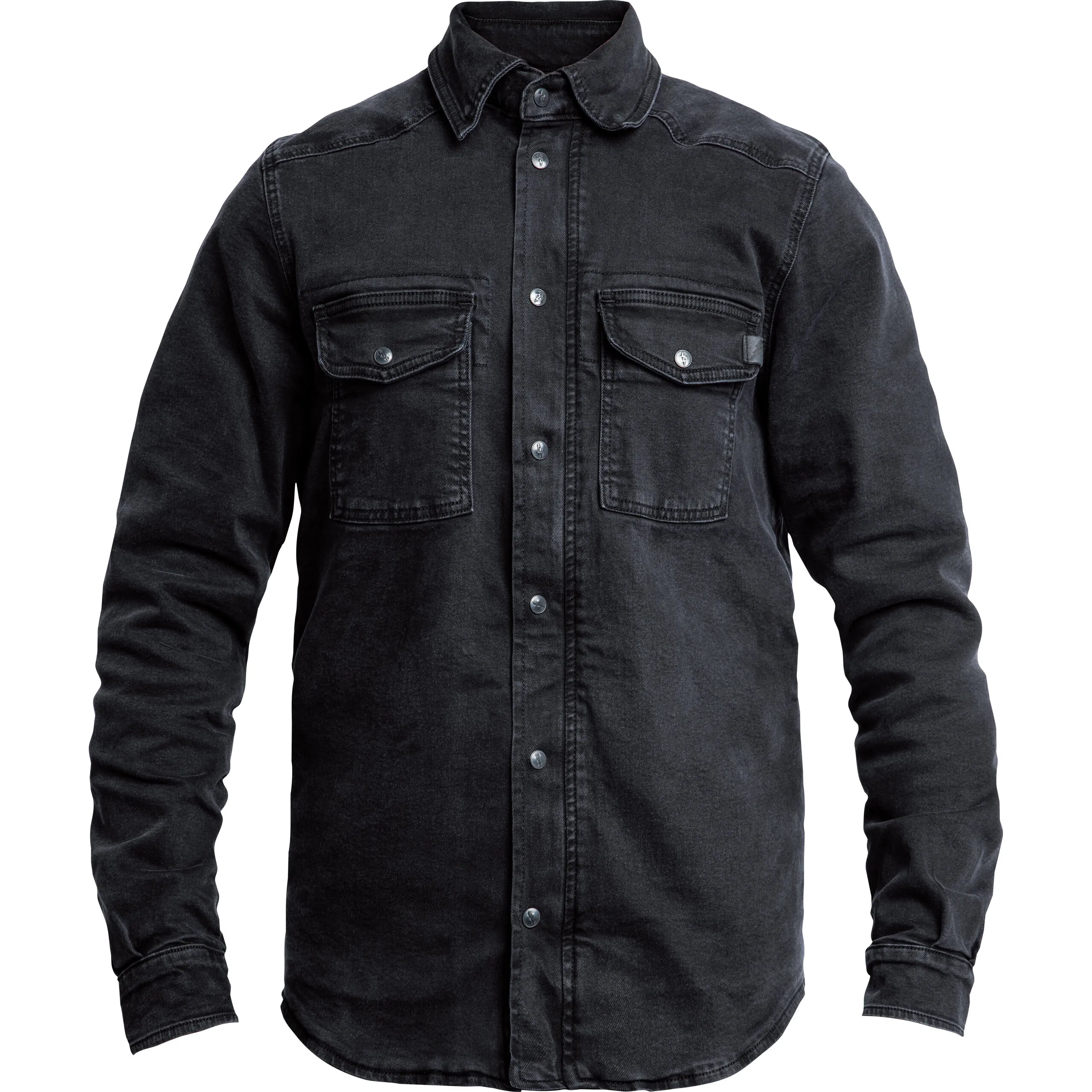 John Doe Motoshirt Hemd Schwarz