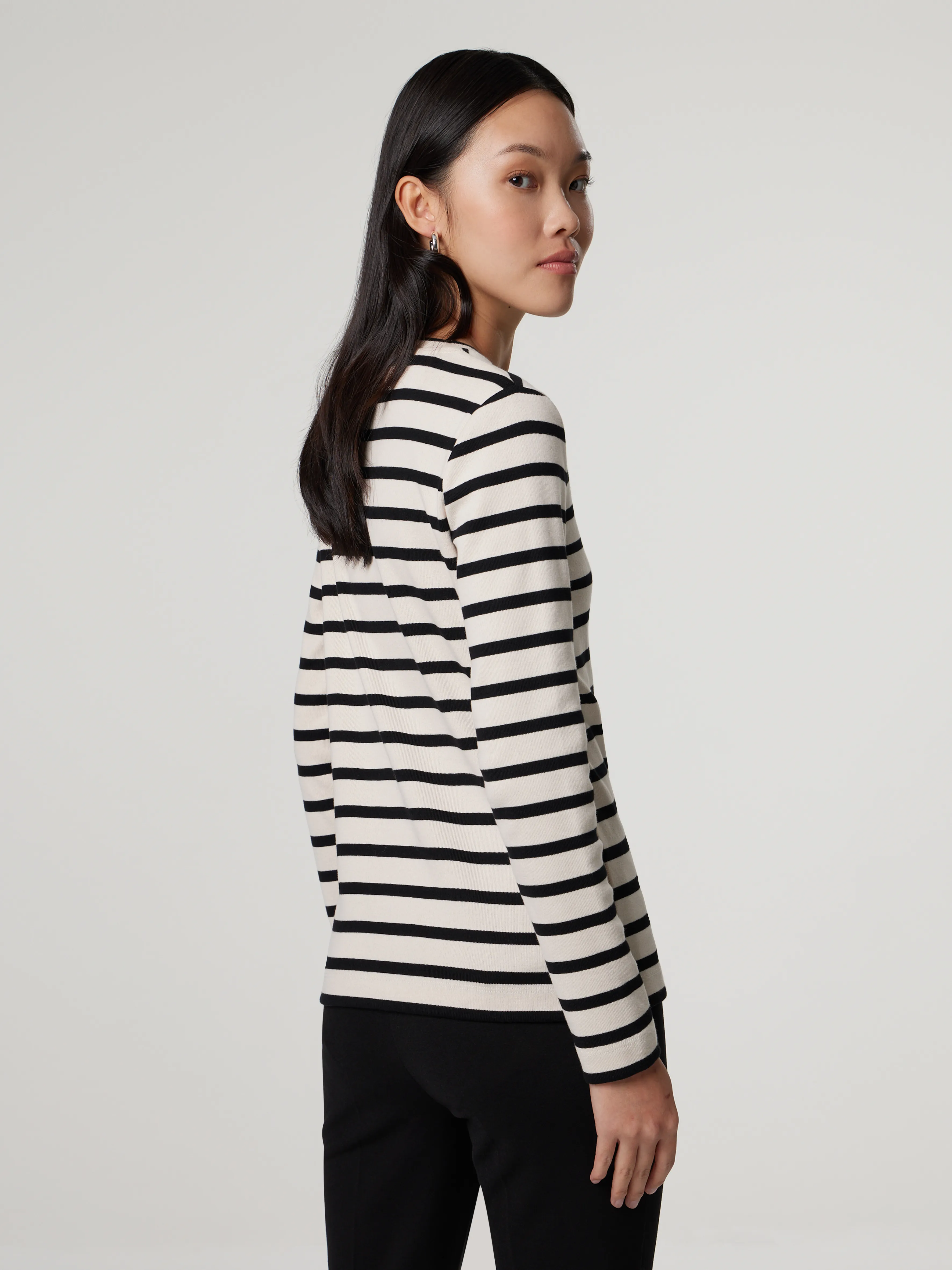 Langarmshirt aus Baumwolle