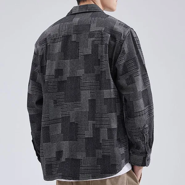 Lässige Jeanshemdjacke mit Revers in lockerer Passform