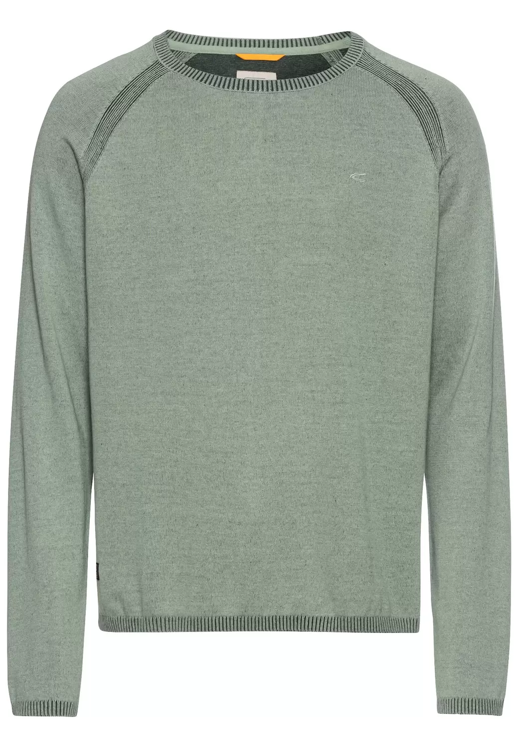 Rundhals Pullover aus reiner Baumwolle