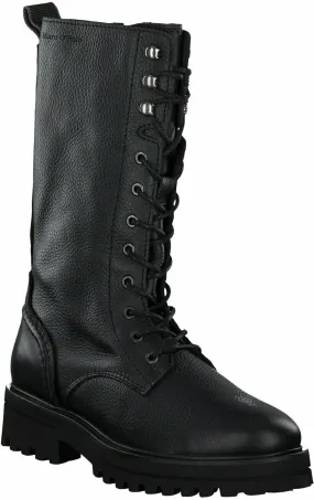 Schnürboots für Damen 102001901714 (Schwarz)