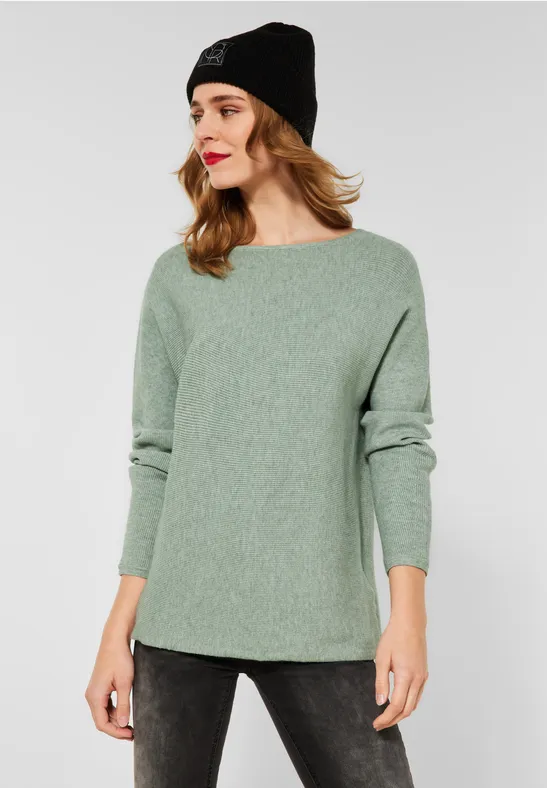 Street One Pullover mit Dolmanärmeln 