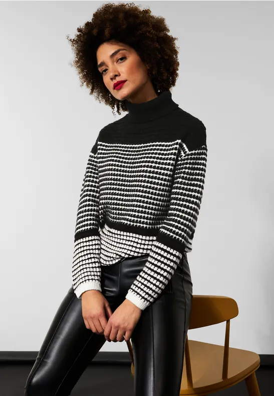 Street One Strukturierter Pullover 