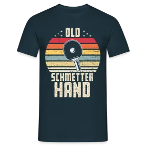 Tisch Tennis Shirt Old Schmetterhand Lustiges Ping Pong Geschenk T-Shirt
