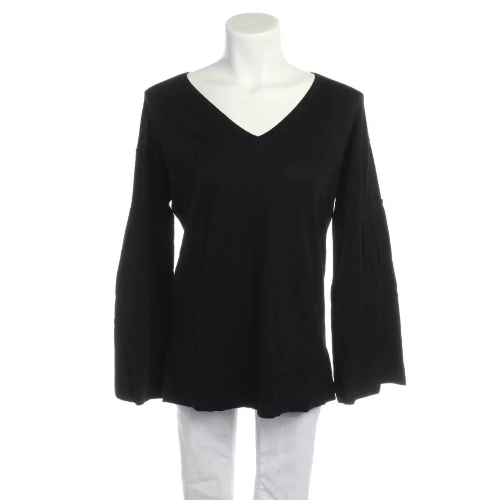 Wollpullover 36 Schwarz